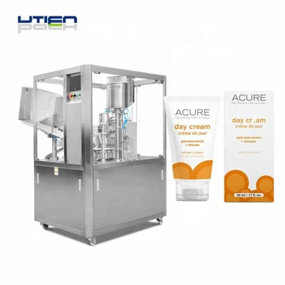 Rotaray Index Cosmetic Packaging Machinery, Auto Tube Filler Sealer