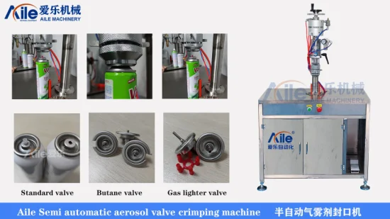 Aerosol Product Valve Sealing Machine Suitable for Standard Size