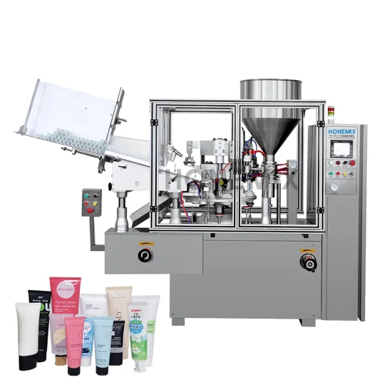 Hone Tube Filler and Sealer for Hair Cream Body Lotion Chocolate Paste Pigment Tube Filling Sealing Machine