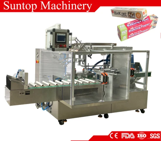 Automatic Aluminum Foil Baking Paper Carton Box Packaging Machine Cartoner Cartoning Packing Machine