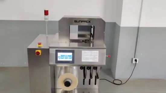 New Model High Table Automatic Vacuum Feeding Banding Machine with Eye Mark Sensor