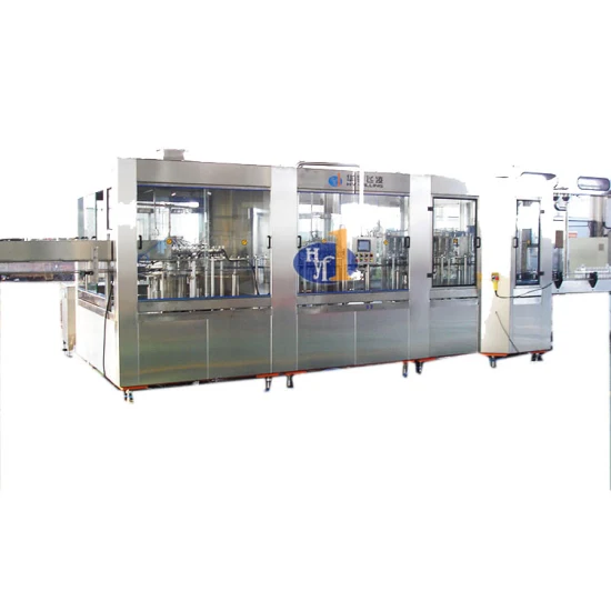 Hot Filling/Warm Bottle Filler Bottled Water Carbonated Soft Juice Drink Bottling Filling Machine Bottle Washing Filling Capping Labeling Packing Machine